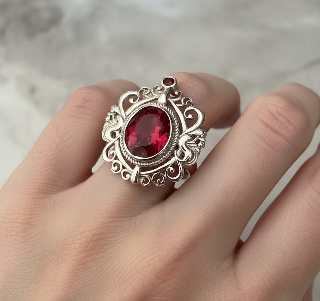 Ruby Cocktail Ring