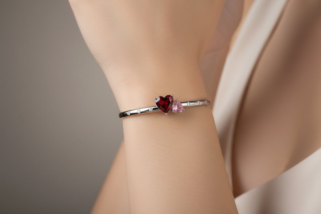 Crimson Promise Cuff Bracelet