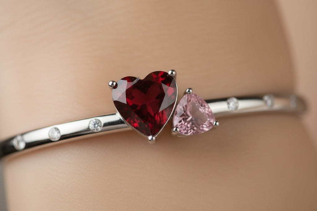 Crimson Promise Cuff Bracelet