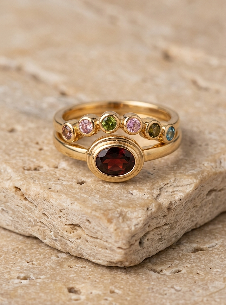 Celestial Arc Stack -Red