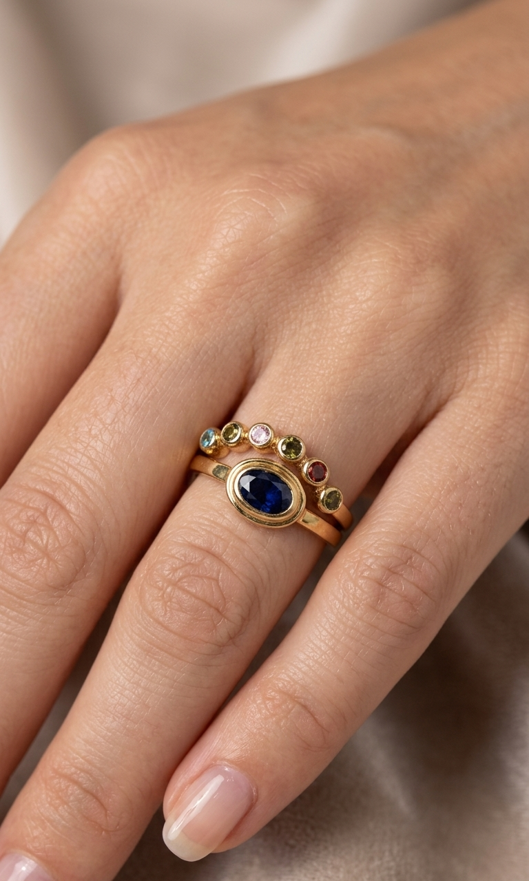 Celestial Arc Stack -Blue