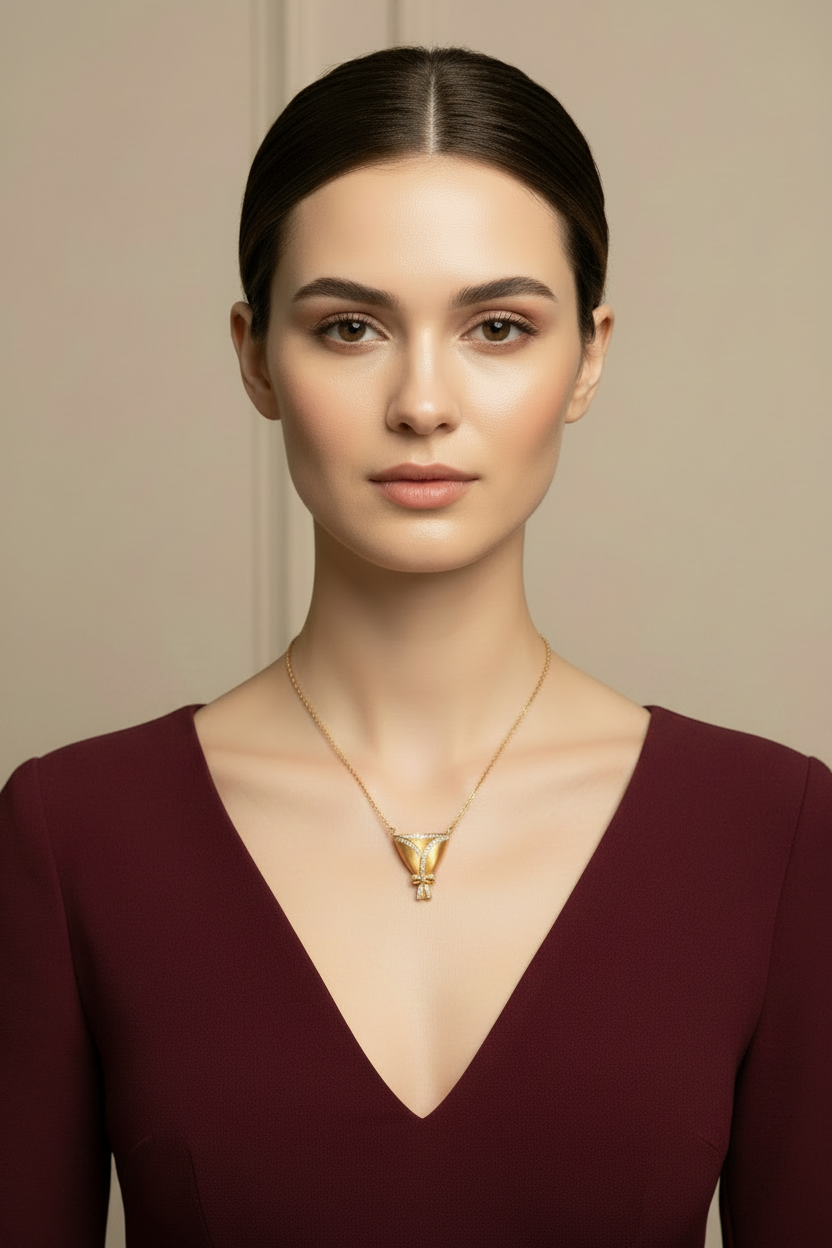 Gold Bouquet necklace