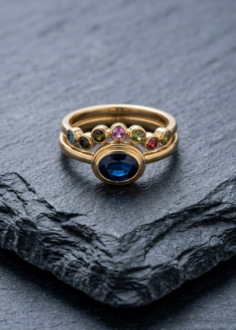 Celestial Arc Stack -Blue