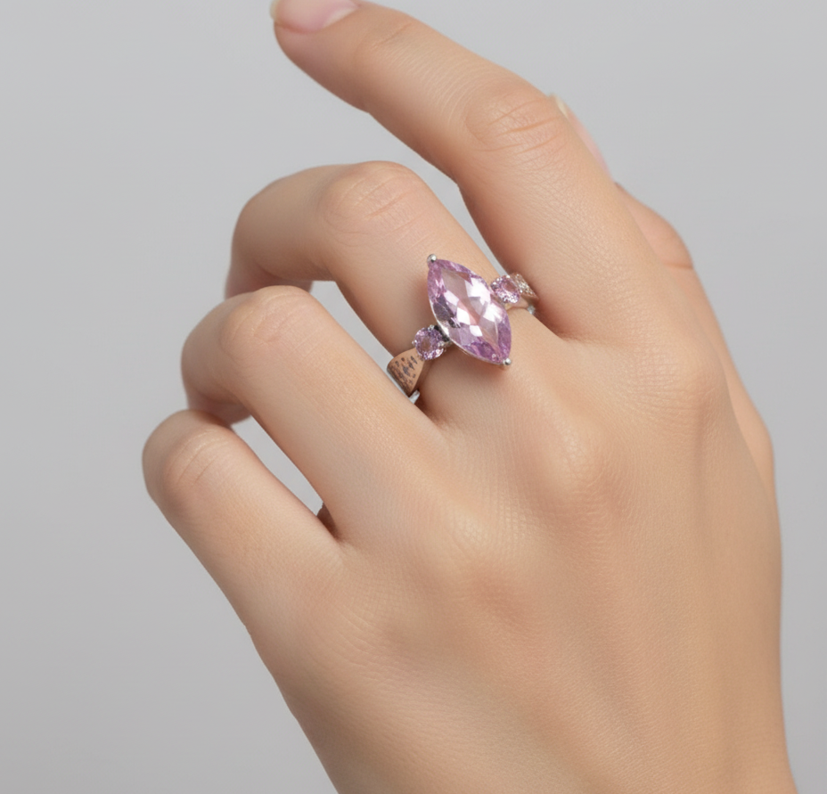 Callie Blush Statement Ring