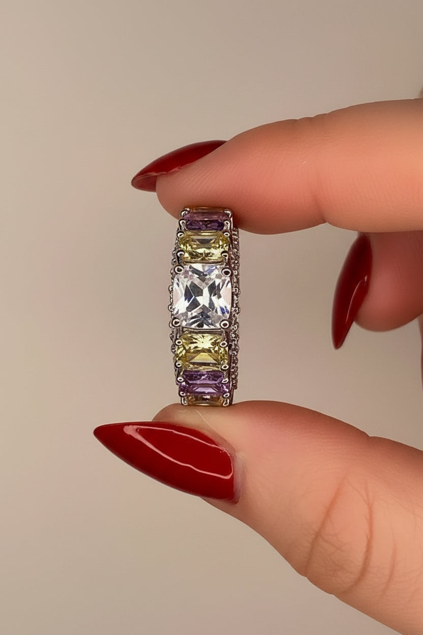 Swarovski-Inspired Pastel Royale Ring