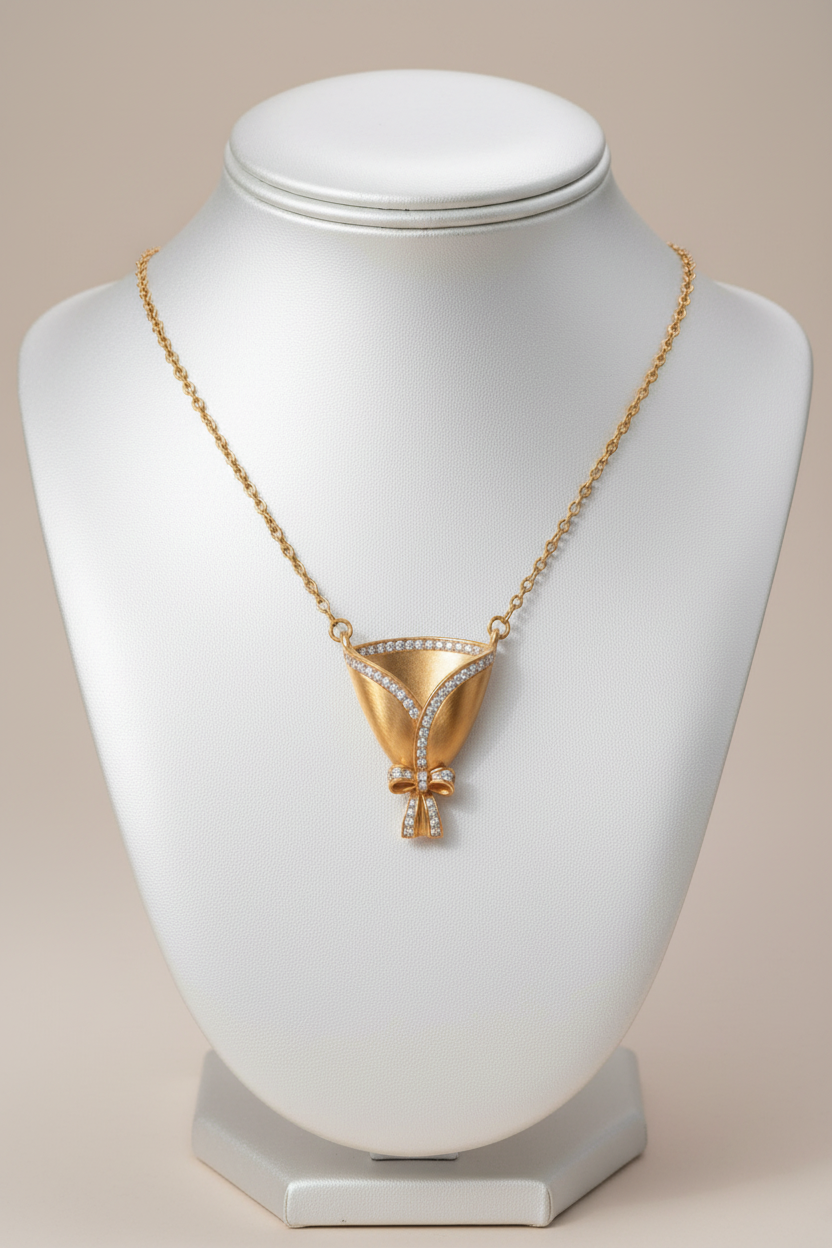 Gold Bouquet necklace