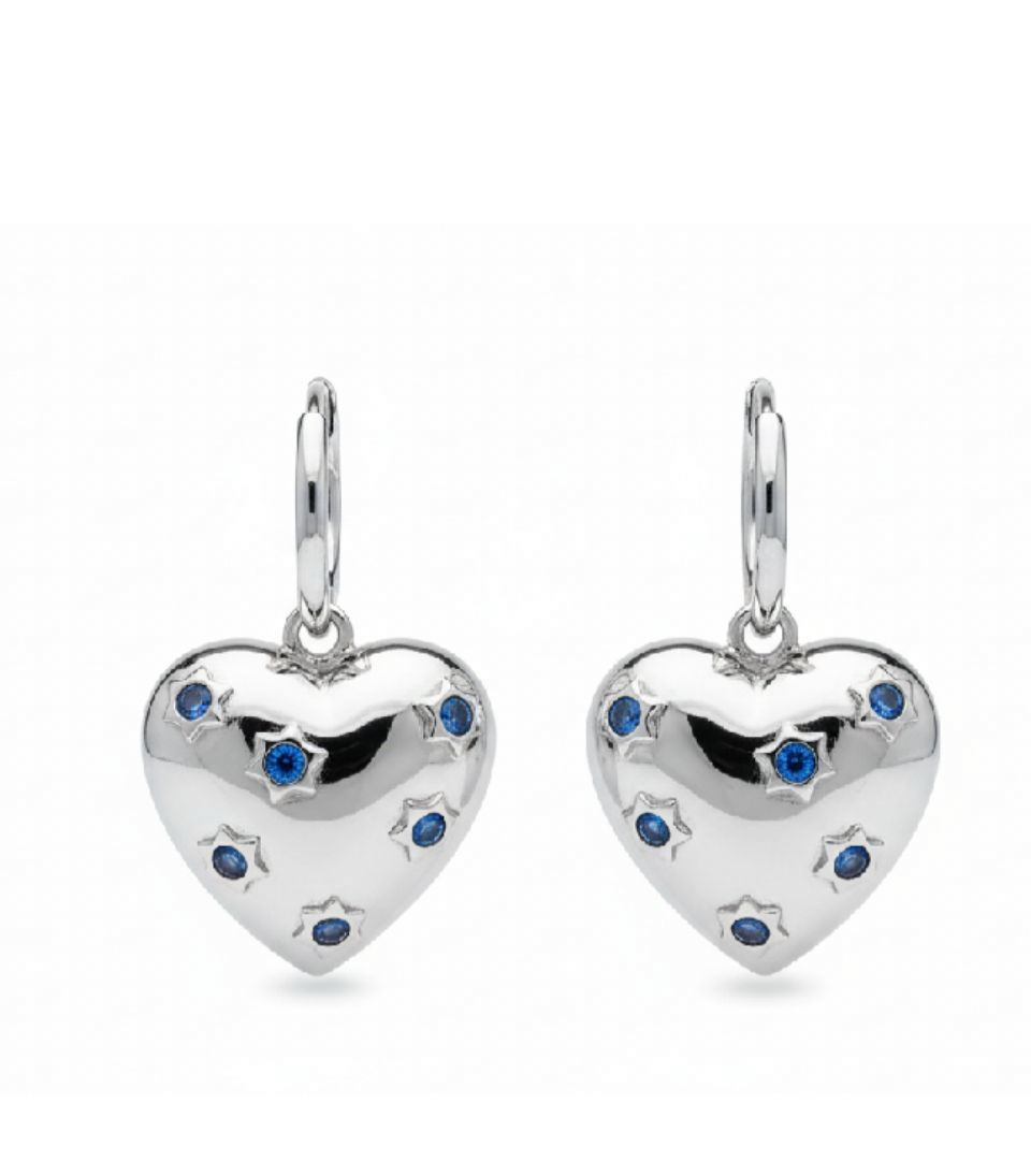 Celestial Puffy Heart Set- Blue