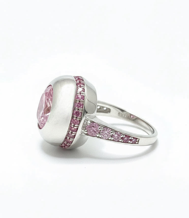 Stardust Bezel Statement Ring