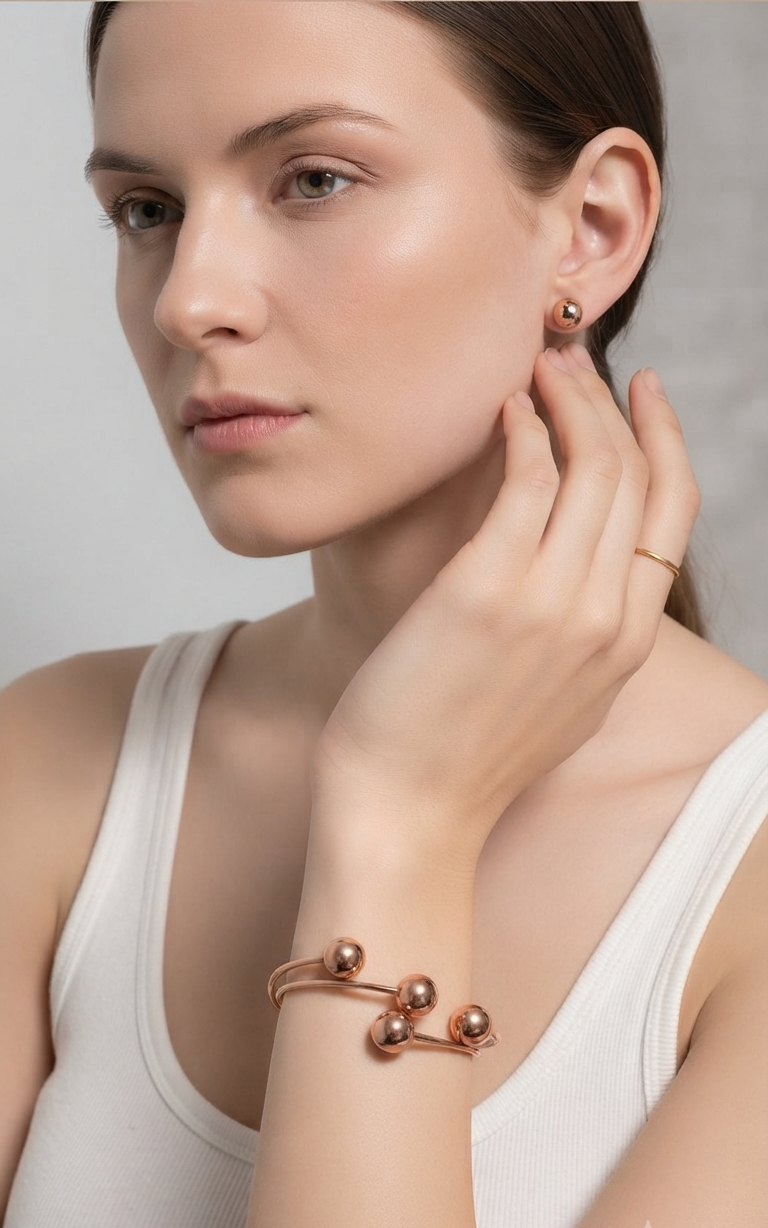 Luna Sphere Bracelet & Stud Set