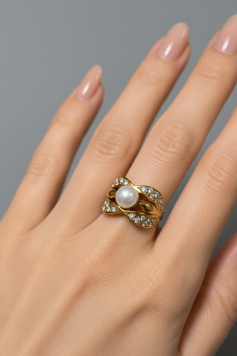 Pearl Allure Ring