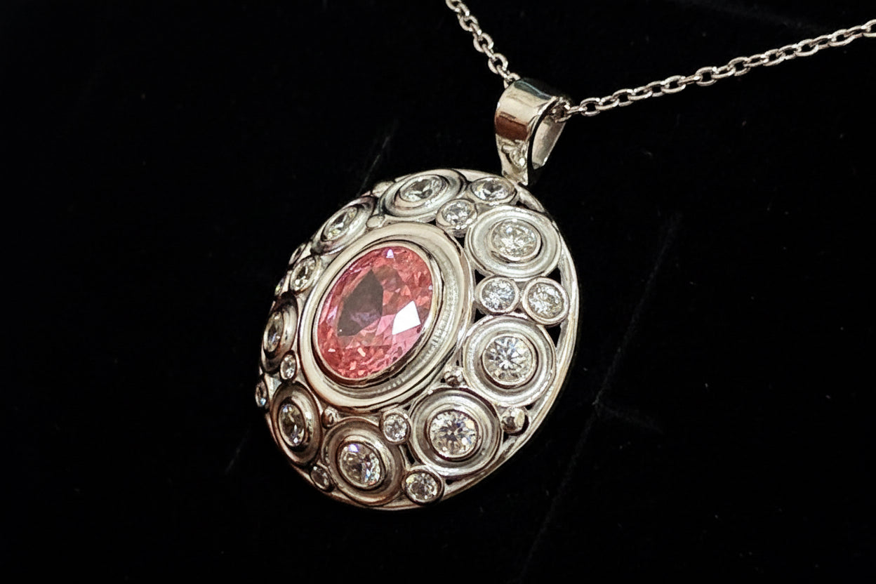 Celeste Blush Pendant Chain