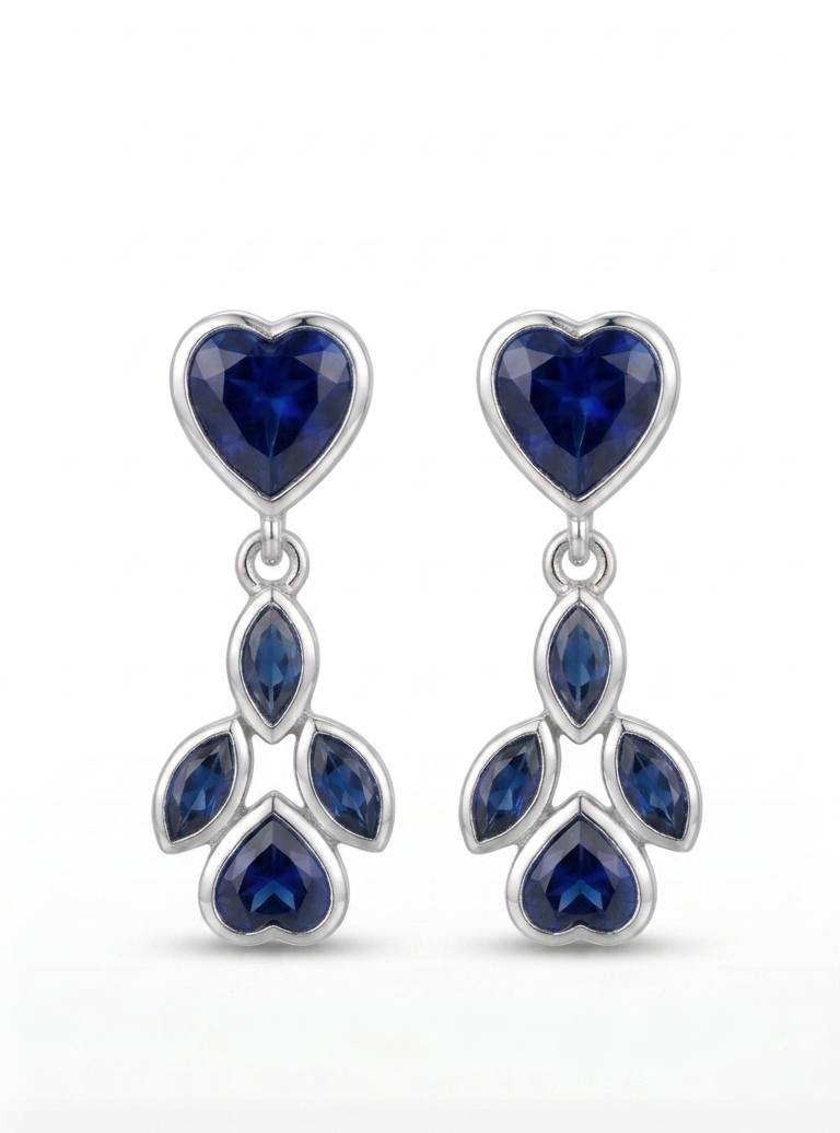 Silver Sapphire Set