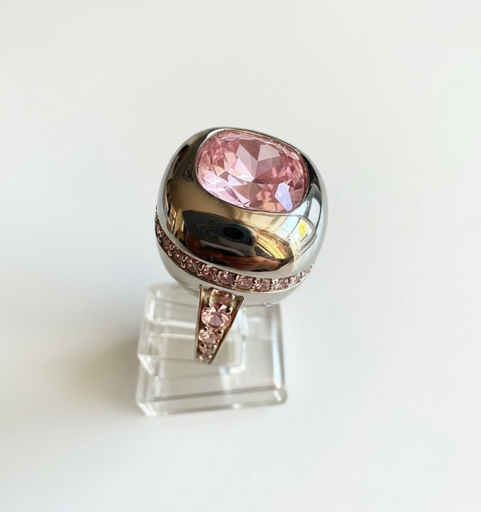 Stardust Bezel Cocktail Ring