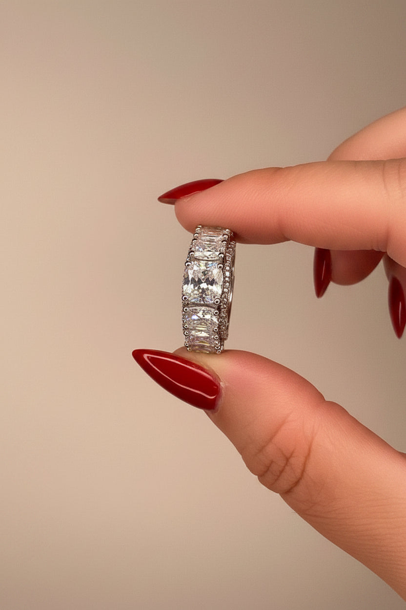 Swarovski-Inspired Eternal Ice Band