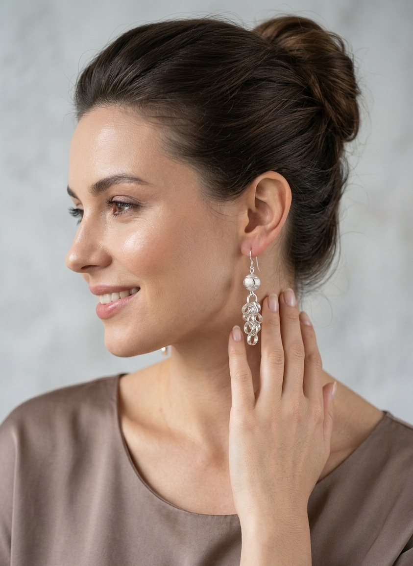 Luna links Cascade Dangle Earrings