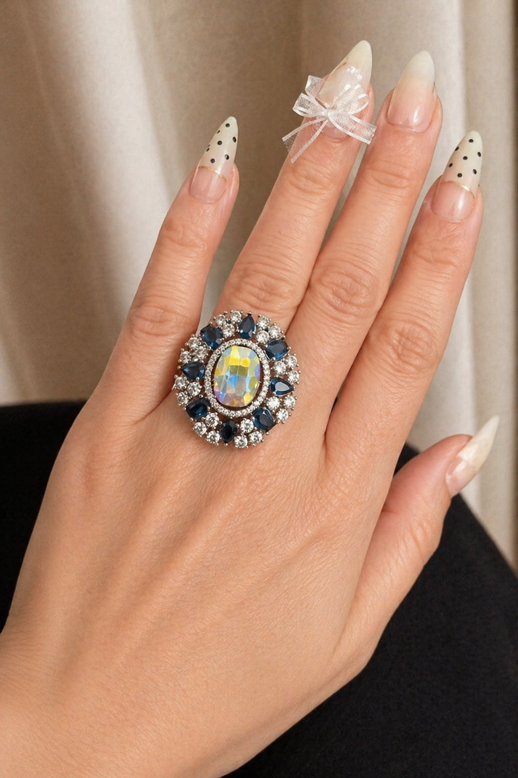 Arctic Halo Couture Ring