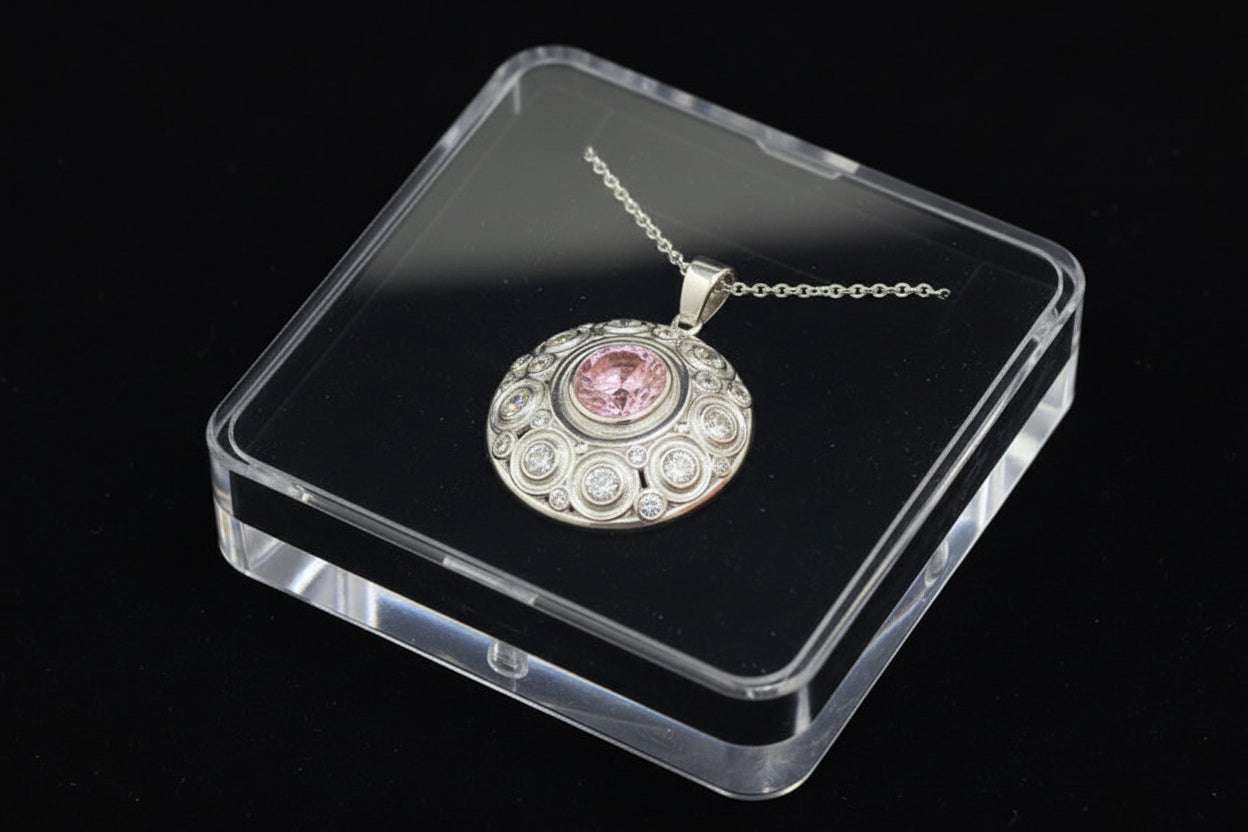 Celeste Blush Pendant Chain