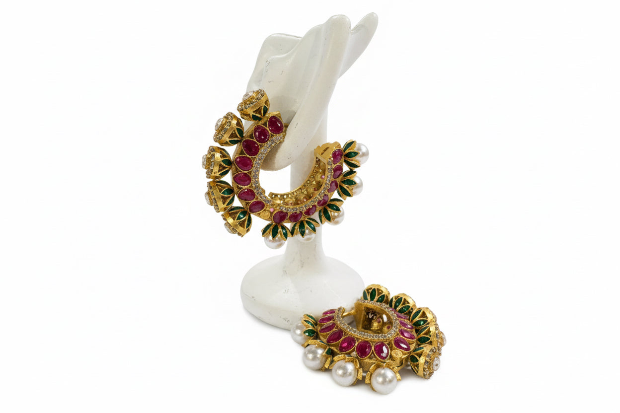 Gulnaar Kundan Hoops