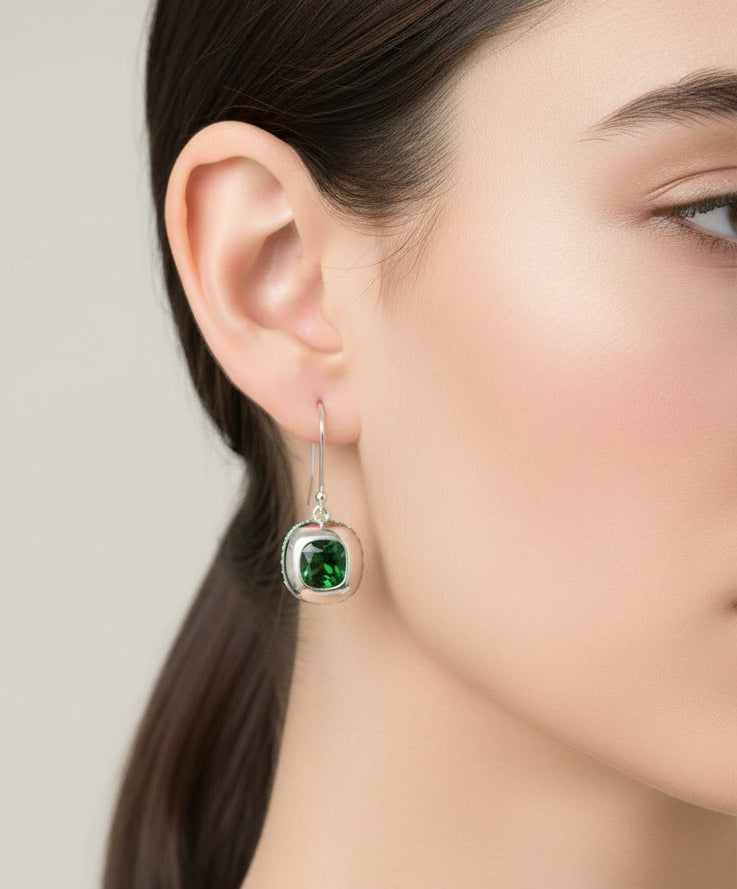 Emerald Grace Dangles