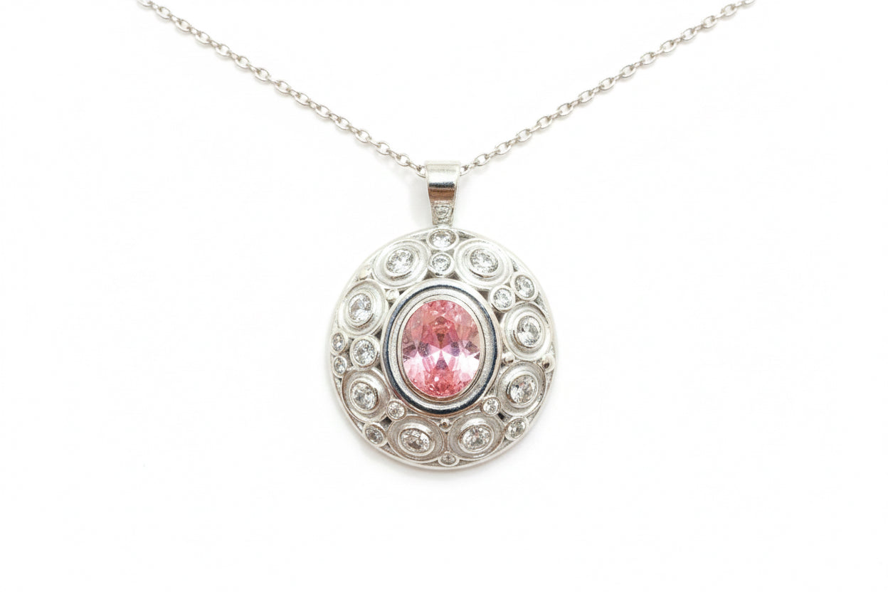 Celeste Blush Pendant Chain