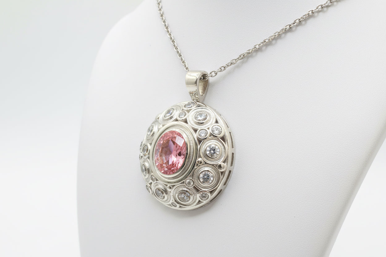 Celeste Blush Pendant Chain