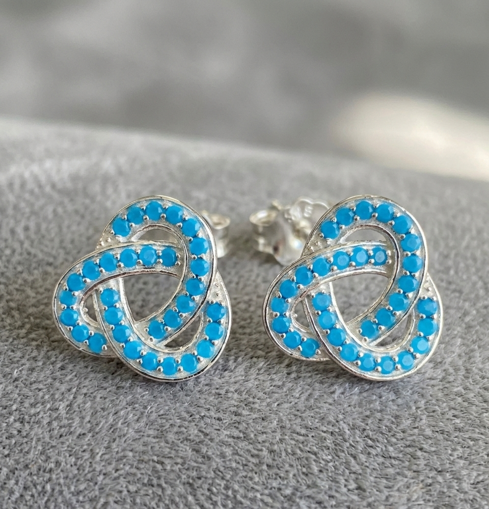 Knot Motif Studs
