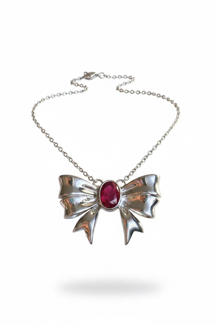 Jazmyn Bow Pendant Set