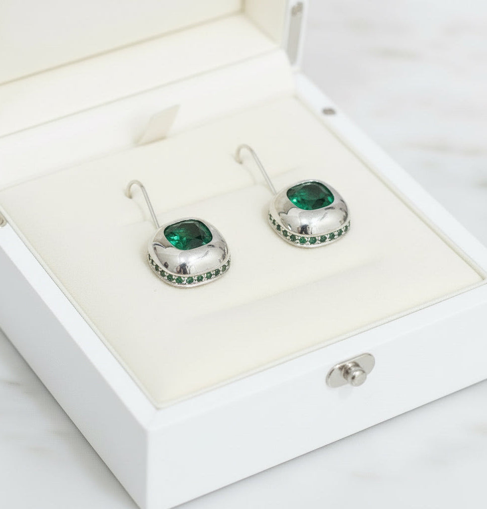 Emerald Grace Dangles