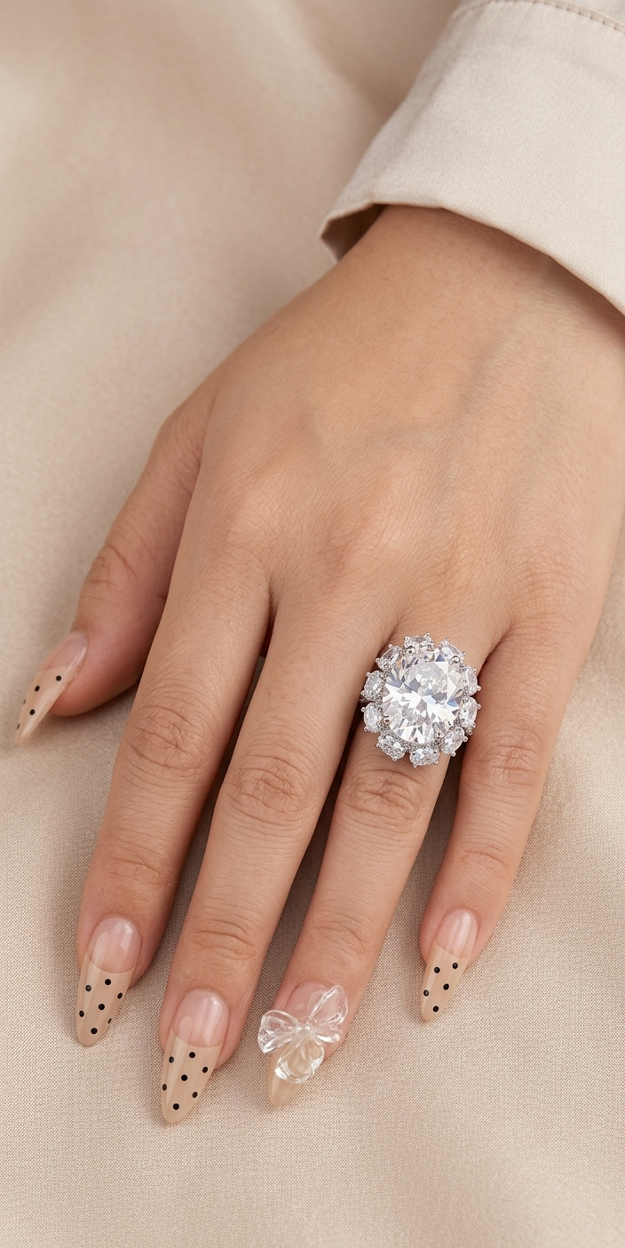 Royal Halo Couture Ring