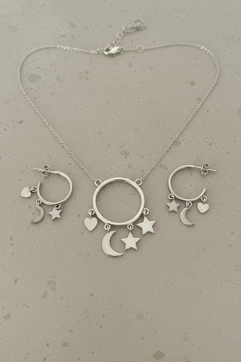 Celeste Hoop Set