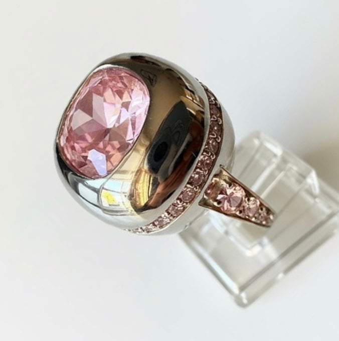 Stardust Bezel Cocktail Ring