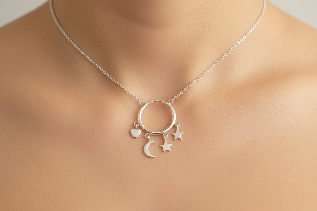 Celeste Half-Hoop Set