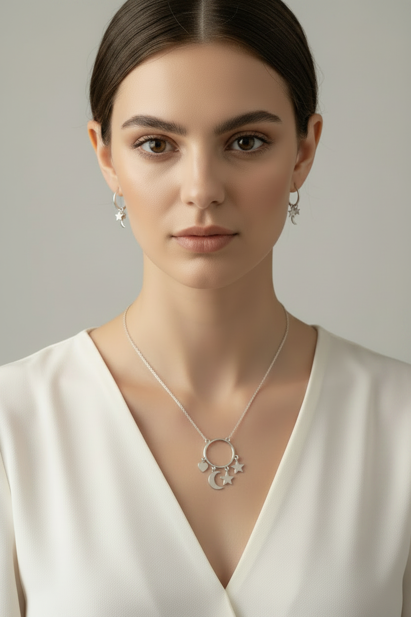 Celeste Hoop Set