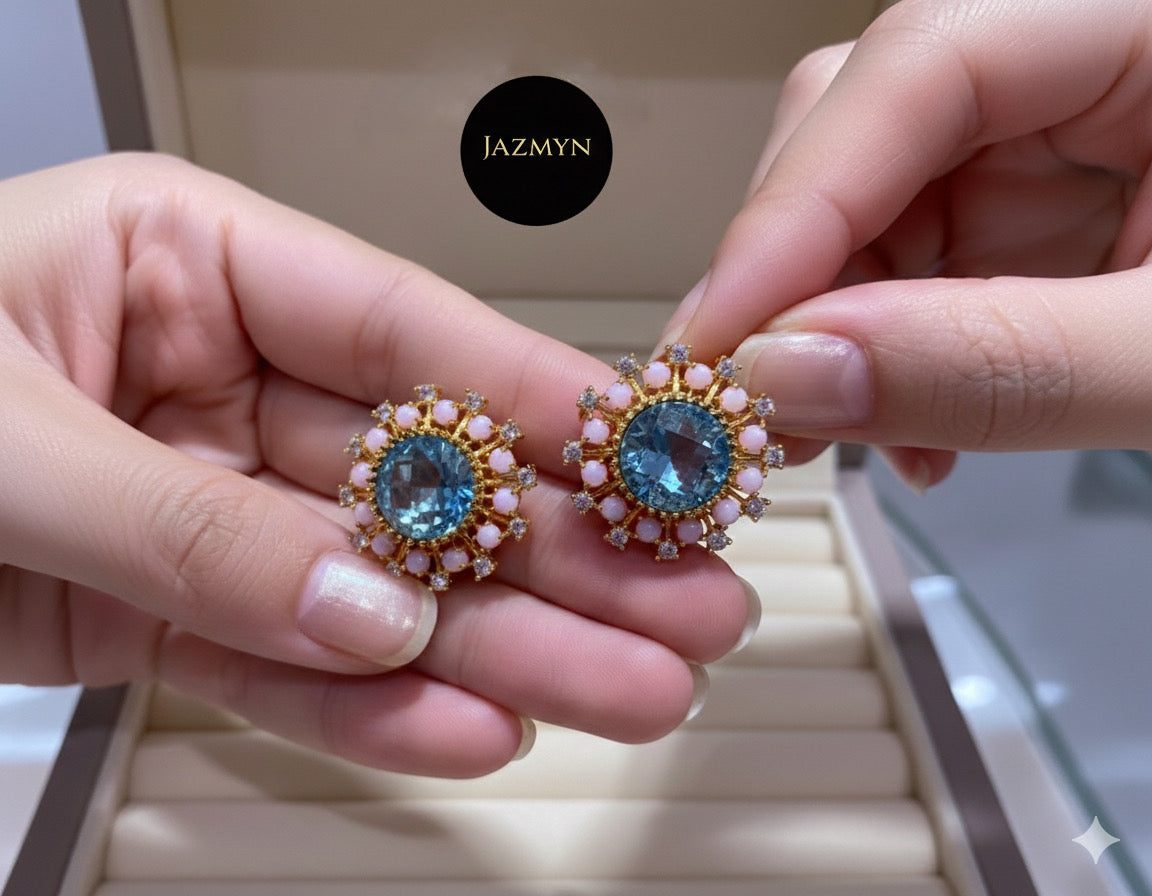 Gema Chunky Stud Earrings