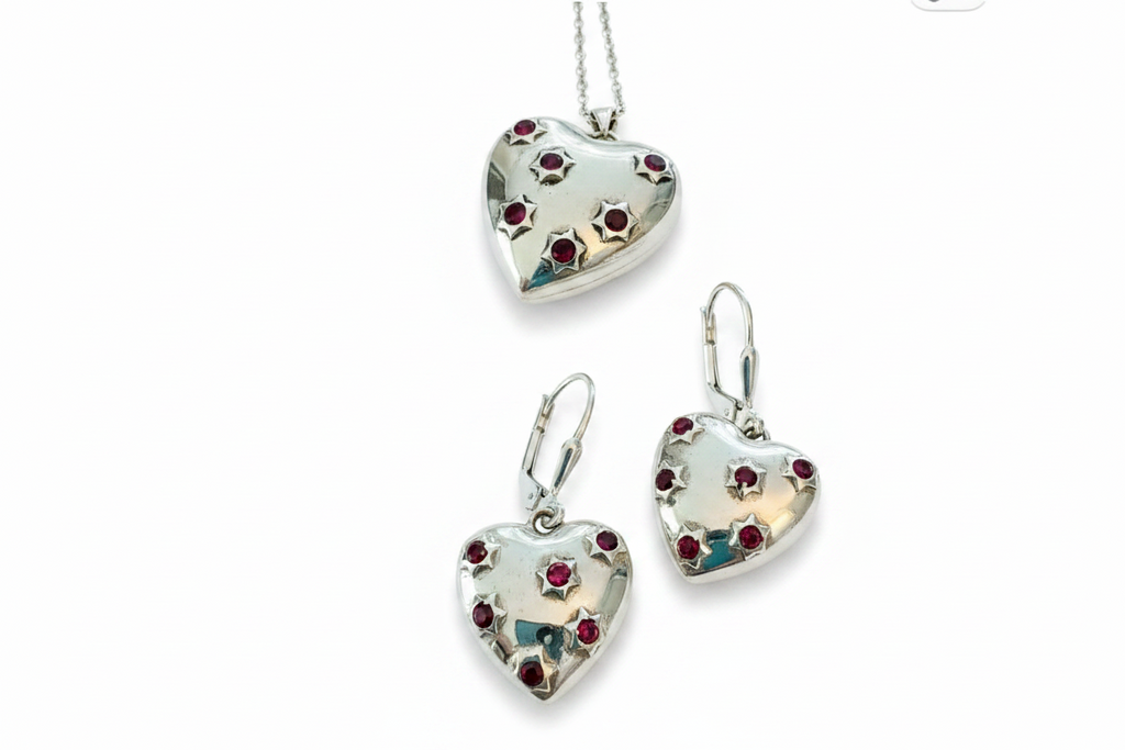 Silver & Scarlet Hearts