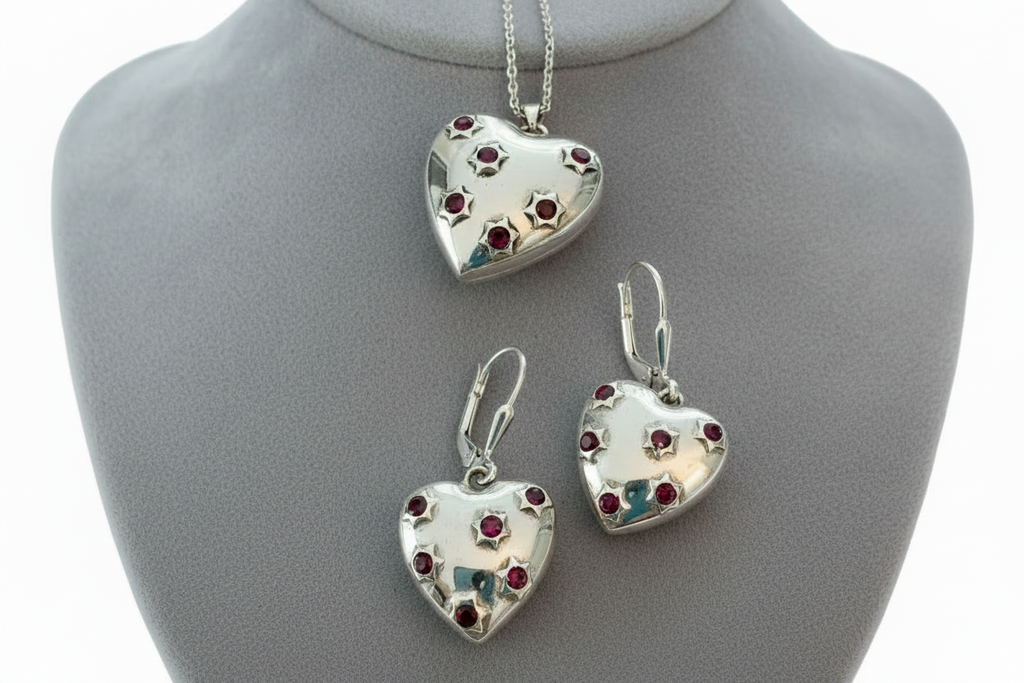Silver & Scarlet Hearts