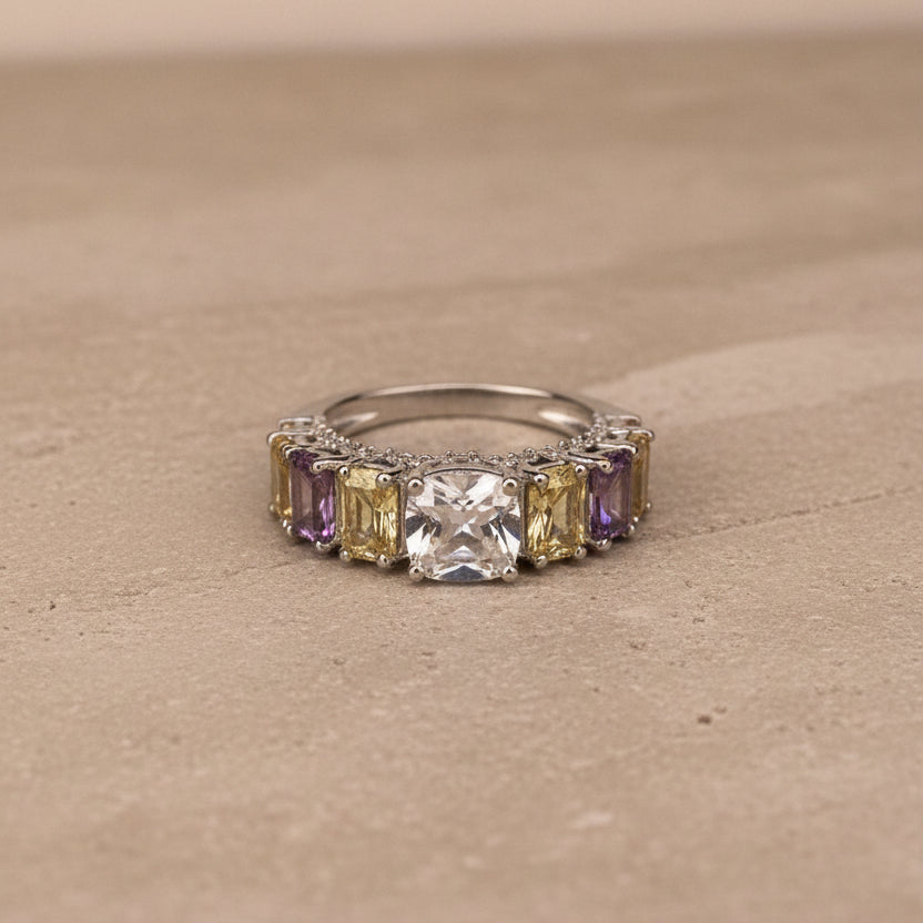 Swarovski-Inspired Pastel Royale Ring
