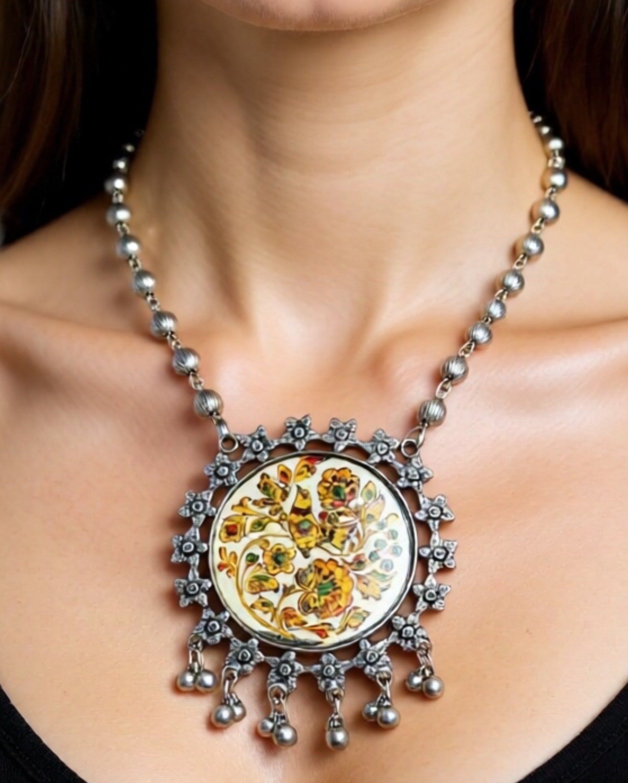 Gilded Canary Necklace