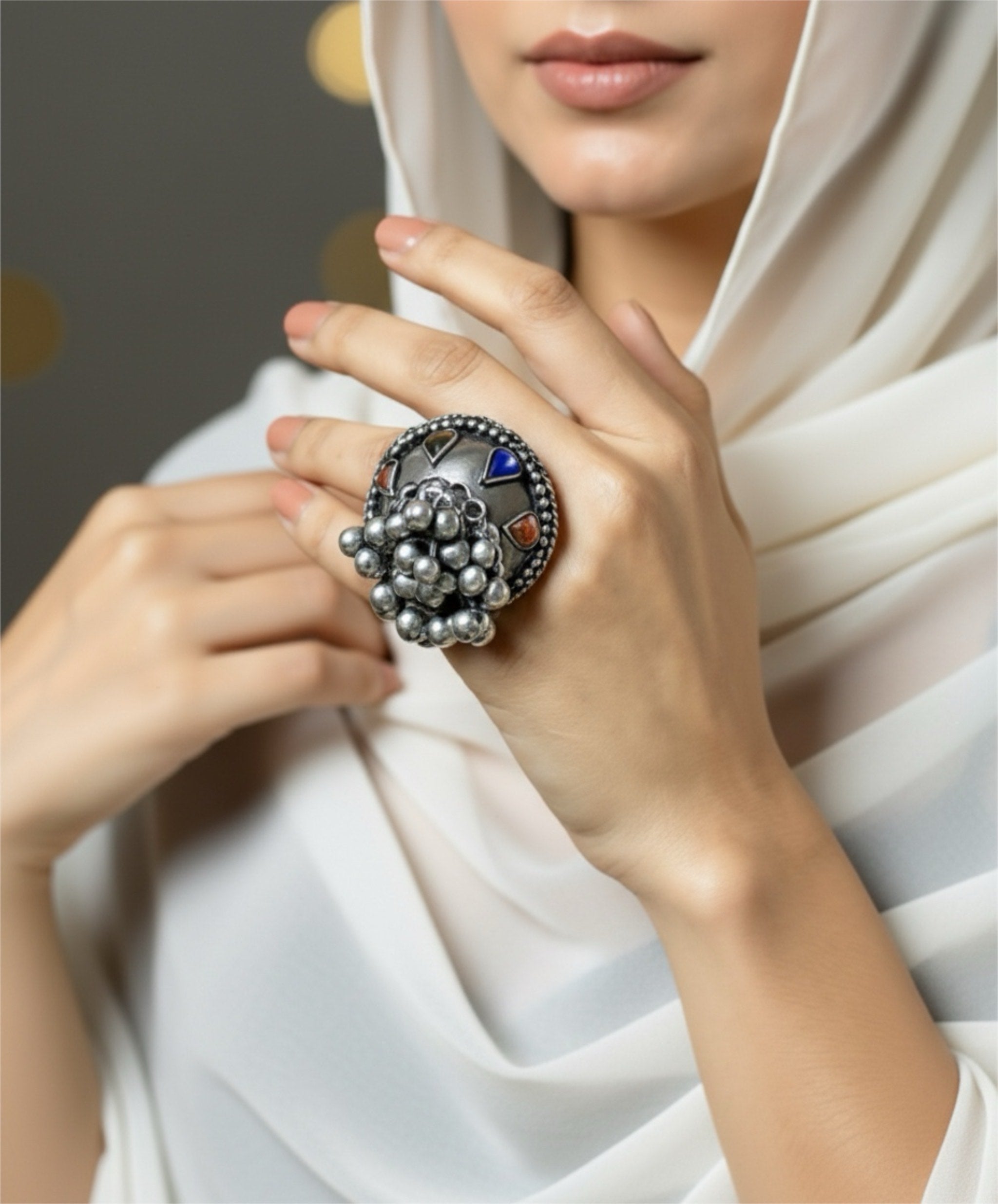 Cocktail Melody Ring